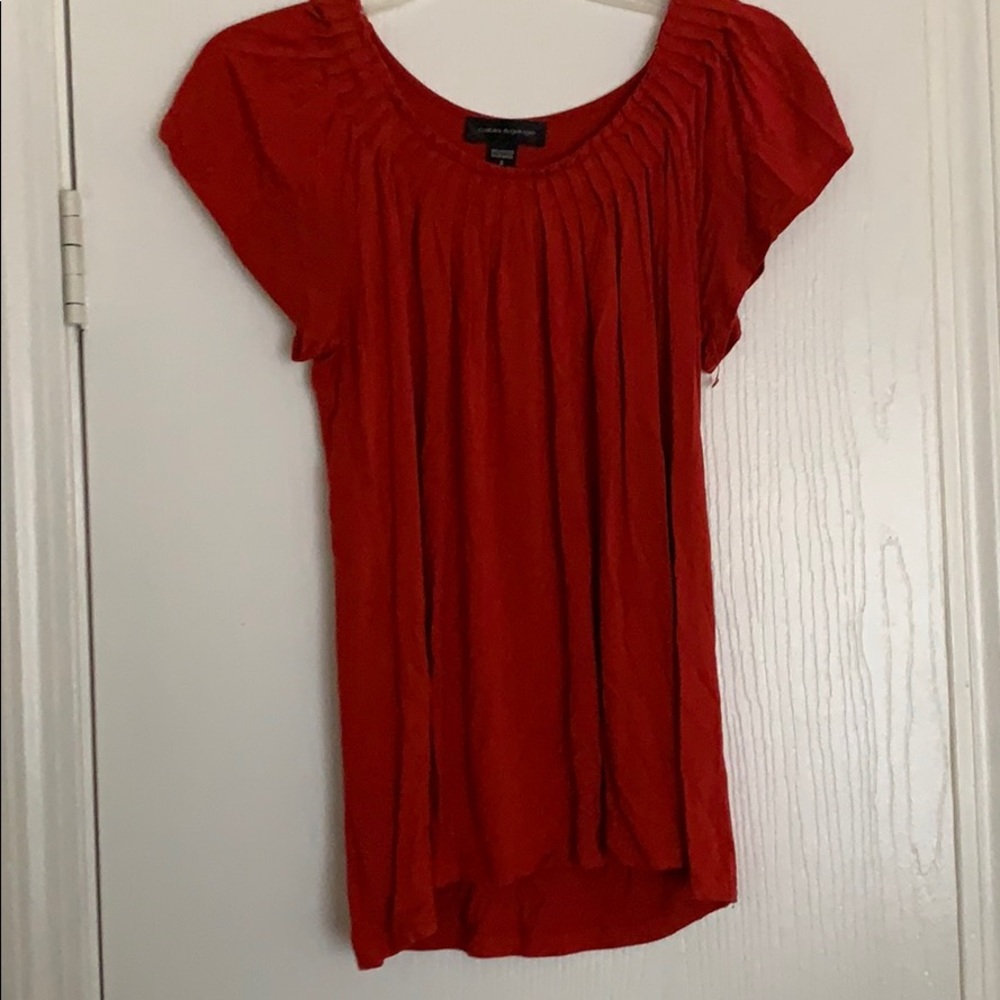 Cable & Gauge red shirt